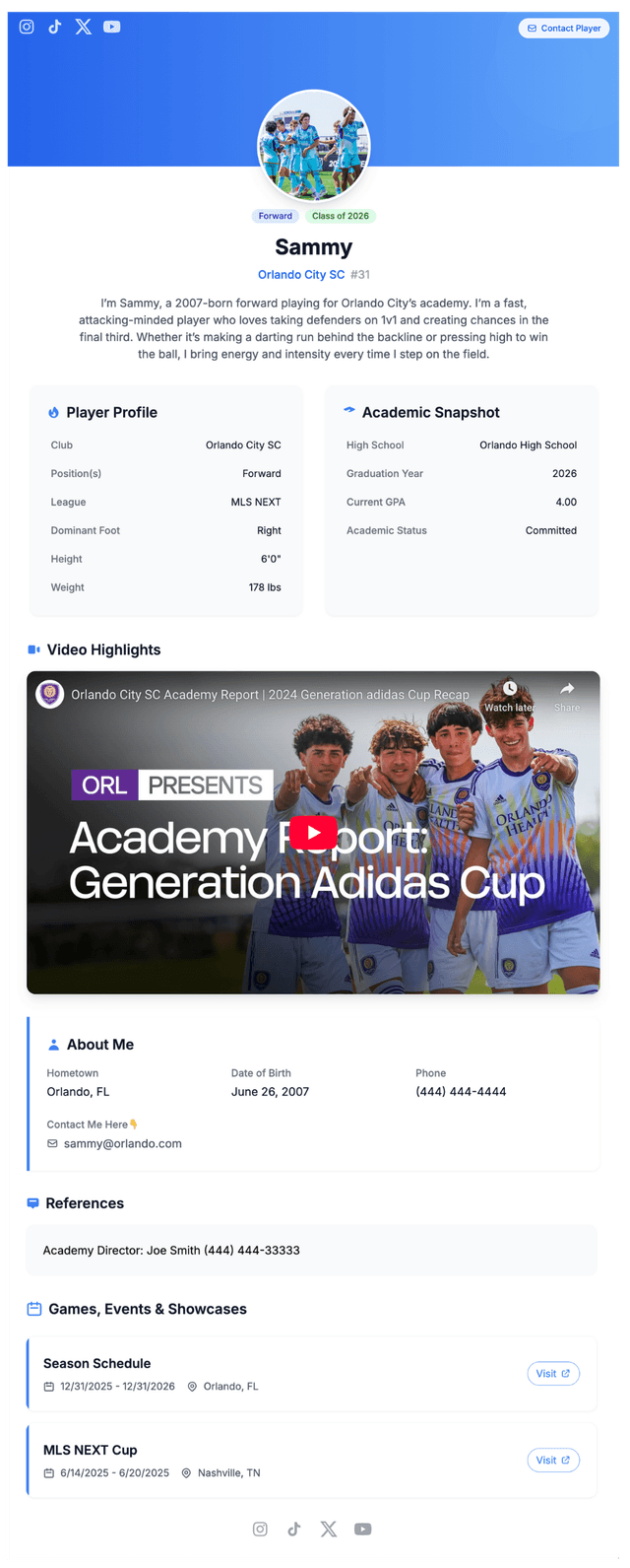 CollegeNovo database interface